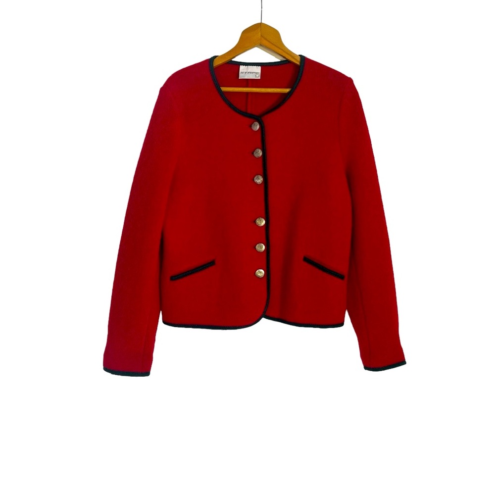 VINTAGE  Channel style Wool Lady Jacket